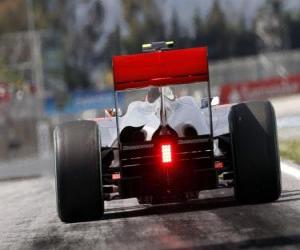 Puzzle Lewis Hamilton - McLaren - Βαρκελώνη 2010